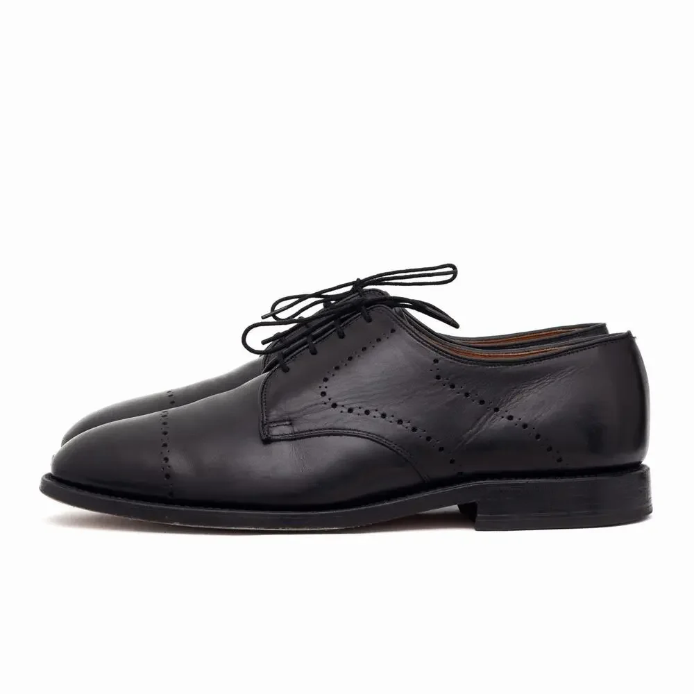$425 Allen Edmonds Troy Black Leather Oxford Dress Shoes — US 10 EEE